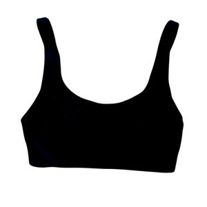 Lululemon Black Sports Bra Scoop Neck Adjustable Straps